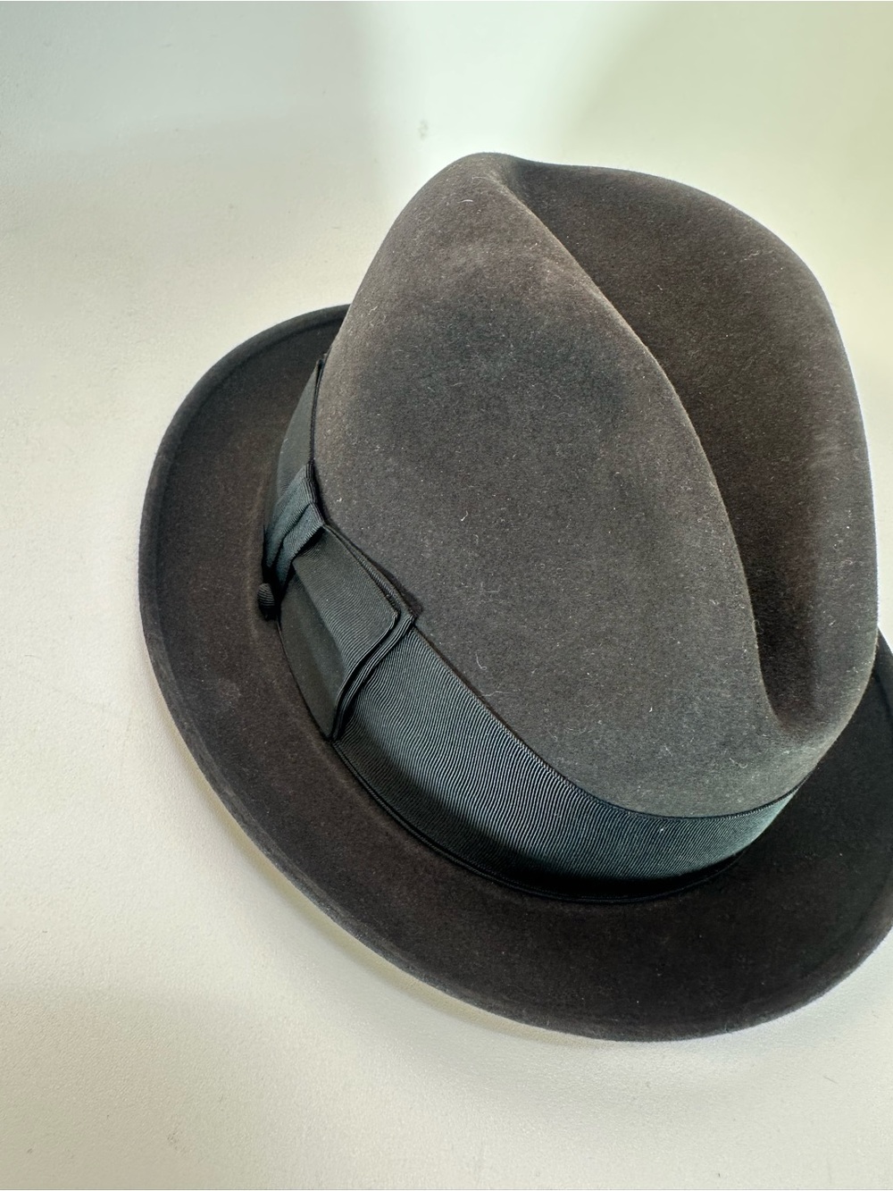 vintage Dobbs Fifth Avenue New York fedora 7½ Long Oval Made in USA